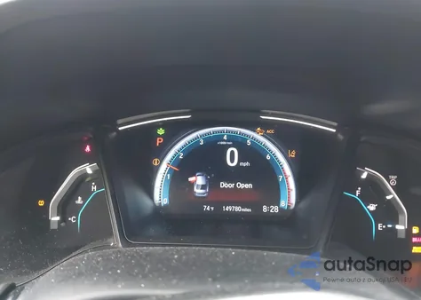 2019 Honda Civic Lx z USA, uszkodzony, nr VIN 19XFC2F67KE004758